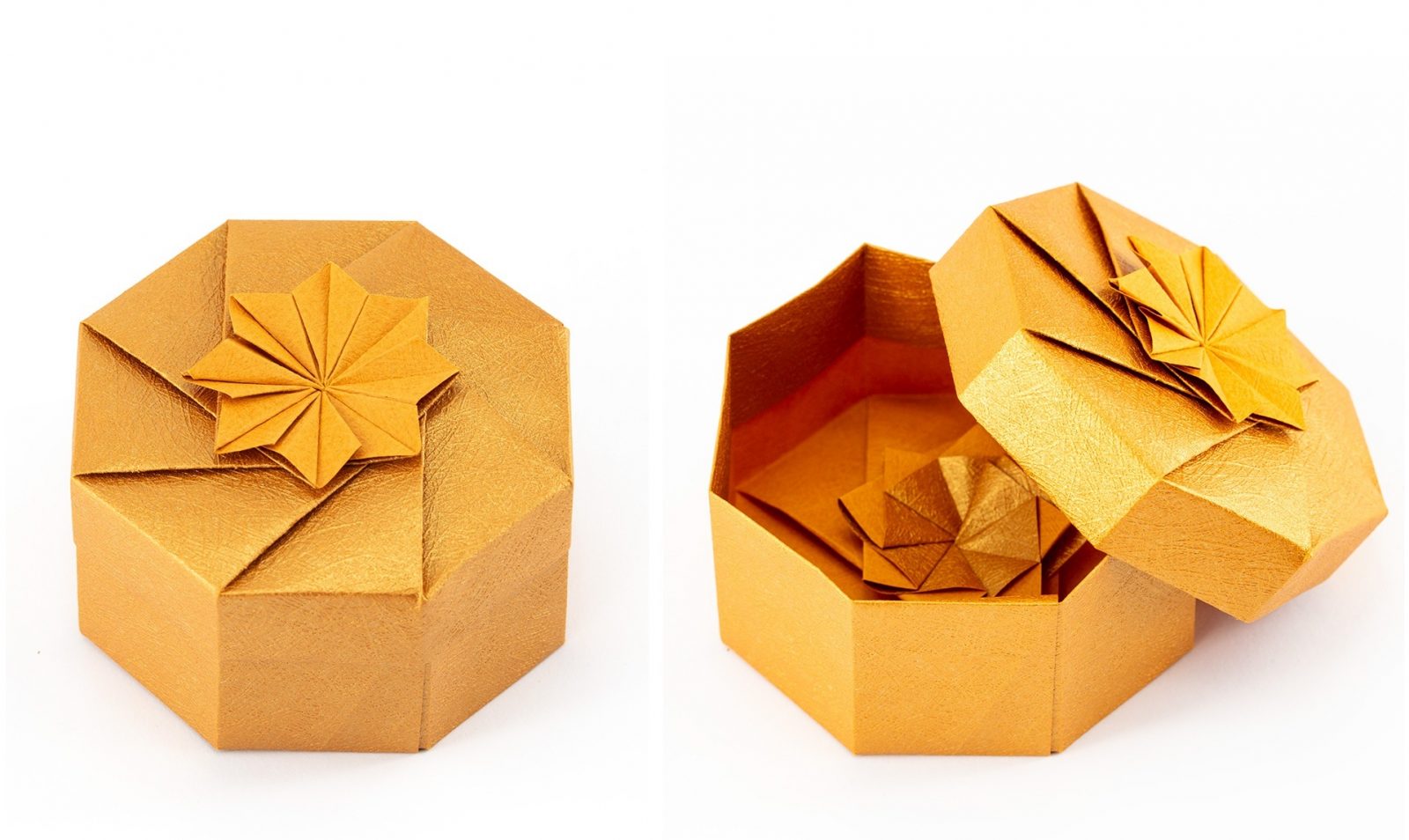 Origami: Cajitas de papel para regalo (a proporcion) 